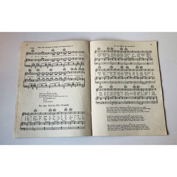 Vintage 1932 Cole Cowboy Song Book Sheet Music Arkansas Woodchopper Yodel Guitar - Picture 6 of 11
